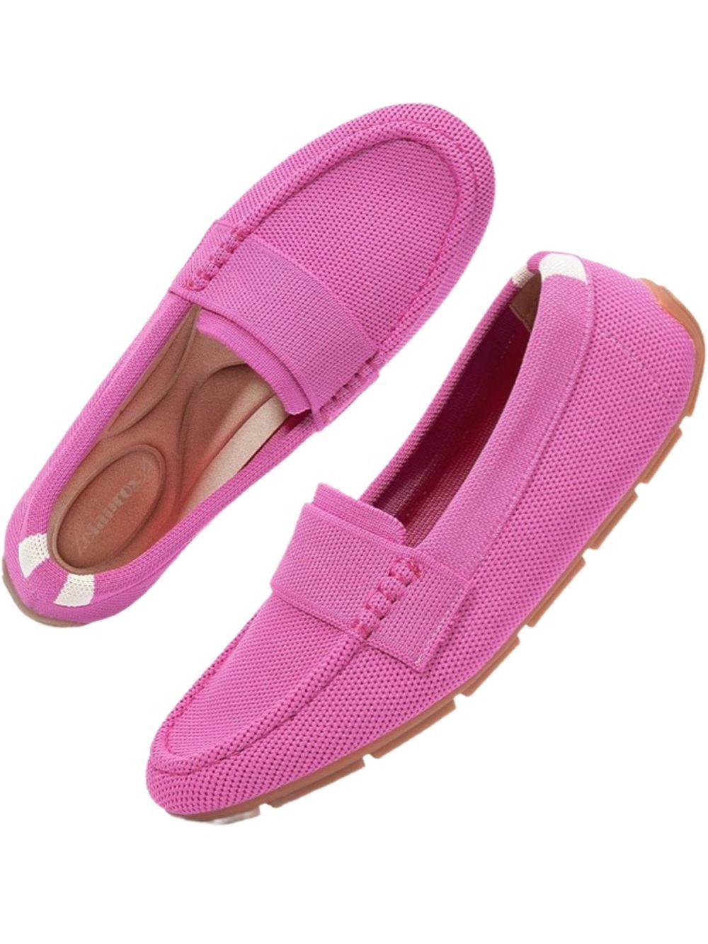 Zelaprox Pink Pull On Comfort Flat Loafers Size. EU 43
